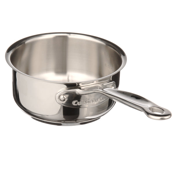 Chef'S Classic Stainless Steel 1 Qt. Saucepan W/Cover