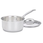 Chef'S Classic Stainless Steel 1 Qt. Saucepan W/Cover